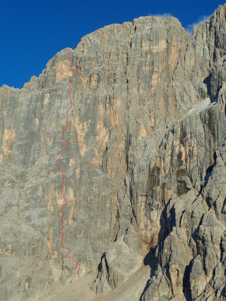 Parete nord ovest del Civetta