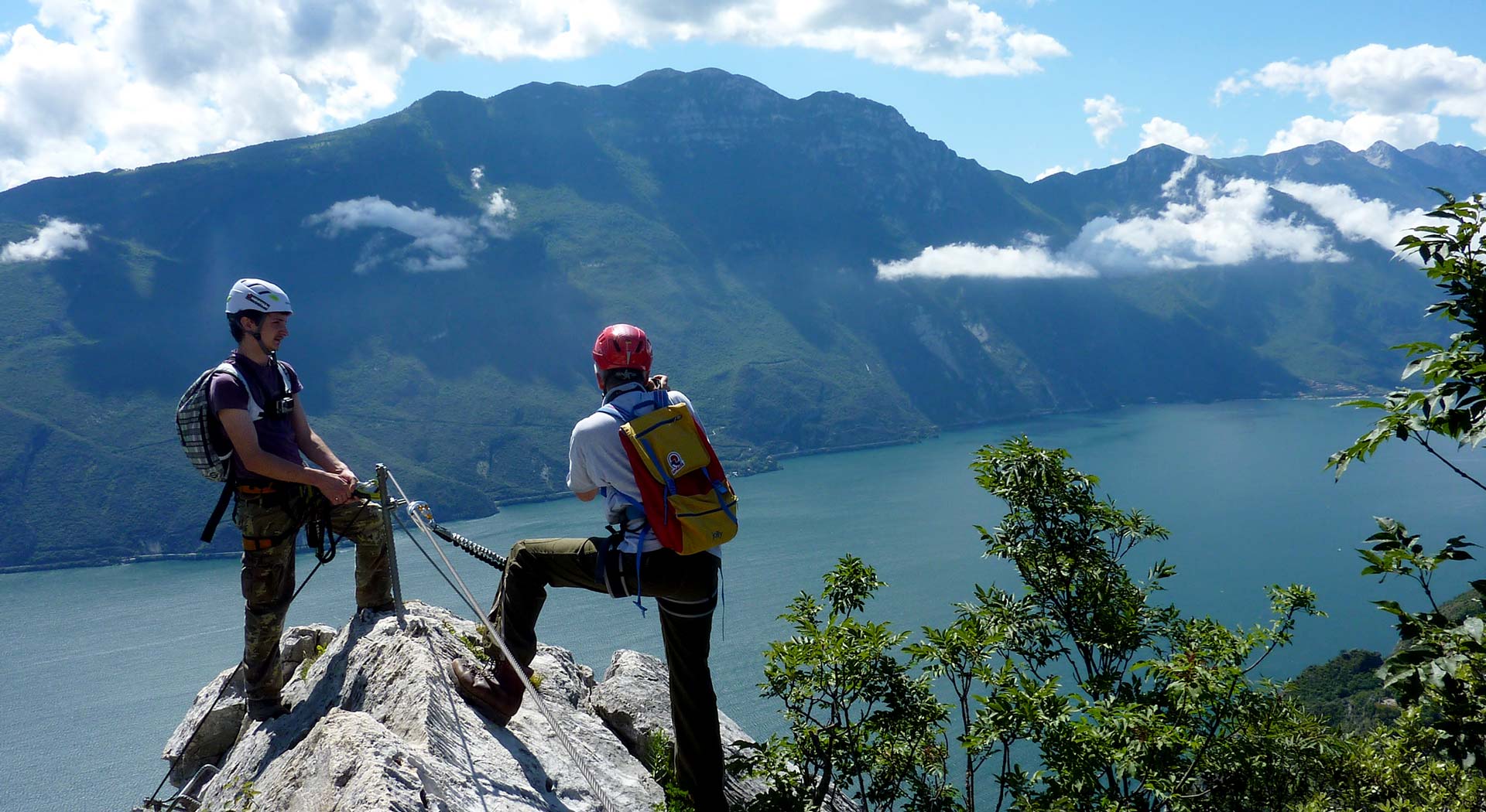 Percorso panoramico a picco sul Garda